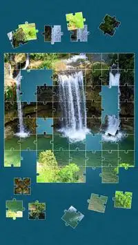 Waterfall Jigsaw Puzzle Screen Shot 3