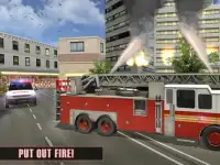 911 Fire Rescue Truck driver Screen Shot 7