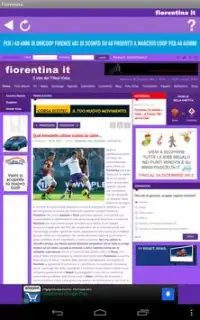 Fiorentina.it Screen Shot 5