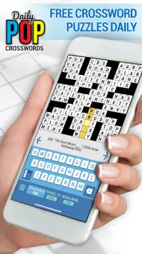Daily POP Crosswords: Daily Puzzle Crossword Quiz Screen Shot 0