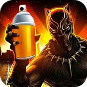 Subway Panther Hero : Black city Avenger