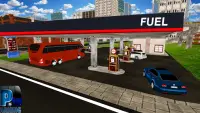 City Coach Bus Parking Simulator Driving School Screen Shot 2