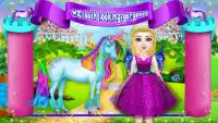 unicornio uña art salón chicas juegos Screen Shot 4