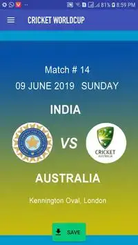 Cricket Worldcup 2019 Screen Shot 3