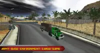 Army Cargo Simulator 3D - Transporteur de remorque Screen Shot 3