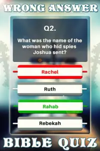 Bible Quiz Trivia Questions & Answers Screen Shot 3