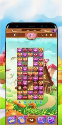 Garden Jelly -  Top Candy game Play Now Screen Shot 4