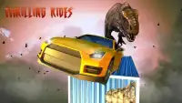 Carros de corrida de car dinossauro impossíveis 3D Screen Shot 1