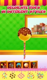 Chocolate Cake Pops Fun - Jogos de Culinária Gratu Screen Shot 9