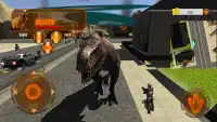 Jurassic Dino Attack - City Destroyer Screen Shot 1