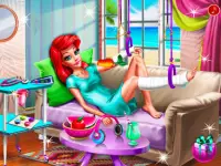 mermaid home recovery - games Princess Salon Screen Shot 2