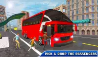 Simulador de ônibus de ônibus da cidade moderna Screen Shot 1