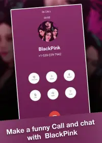 Call From Black Pink Call and chat simulation game Screen Shot 2