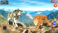 Wolf-spellen wilde wolf-simula Screen Shot 1