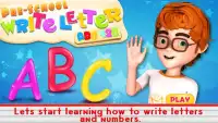 Preschool Write Letter ABC 123 Screen Shot 0