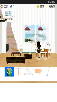 घर की सफाई खेल Screen Shot 1