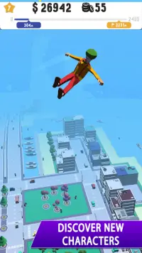 Stuntman: Ragdoll simulator games with trampoline Screen Shot 4