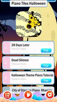 Piano Tiles Halloween Screen Shot 2