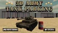 3D Army Tank Parking Screen Shot 0