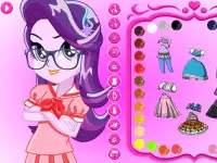 Fashion Pony Girls Dress Up Makeup Game Screen Shot 2