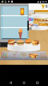 Burger kasjer gry 2 Screen Shot 1