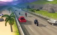 राजमार्ग मोटरसाइकिल दौड़ ऑनलाइन Screen Shot 1