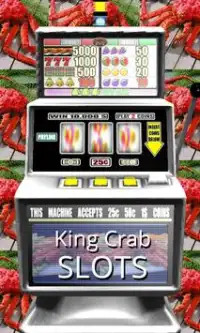 3D King Crab Slots - Free Screen Shot 0