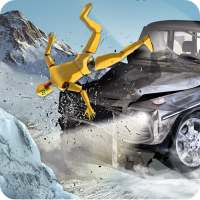 Autounfalltest Winter Road Simulator