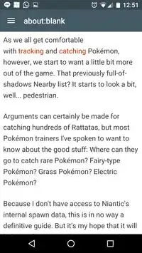 Easy guide for Pokemon go fans Screen Shot 1
