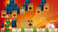 Xmas TriPeaks, card solitaire Screen Shot 7