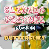 Sliding Picture Puzzles Butterflies