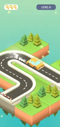 Flipped Road: Cars Puzzle 3D Screen Shot 1