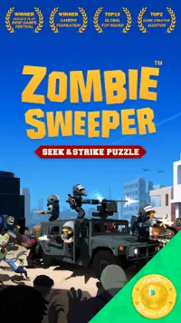 Zombie Sweeper: Asah Otak Aksi Minesweeper Screen Shot 7