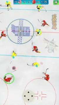 आइस हॉकी 2019 - क्लासिक शीतकालीन लीग चुनौतियां Screen Shot 0