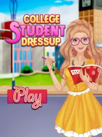 College Student Dress Up | College Girl Games Free Screen Shot 0