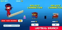 Ladybug Branch Castle Runner Game 2021 Screen Shot 0