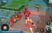 Stadt Rettung Mann: Roboter Spiele Screen Shot 1