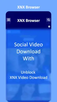 XNX Video Browser Screen Shot 0