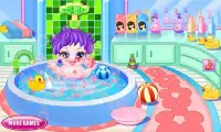 Baby bath girls games Screen Shot 2