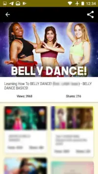 tutorial di danza del ventre - fitness Screen Shot 7