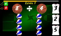 Kids Math Game Basketball Screen Shot 0