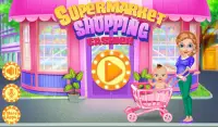 Supermarket Shopping Cashier - Fun Kids Girl Games Screen Shot 0