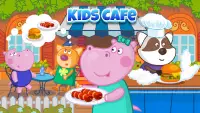 Kids cafe. Funny kitchen game Screen Shot 1