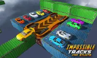 Trucos de auto loco-pistas imposibles conducir sim Screen Shot 2