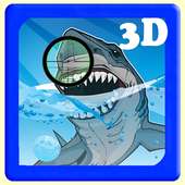 Angry Hungry Shark Sniper 3D