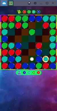 colored checkers Screen Shot 2