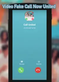 Video Fake Call Now United : Prank Chat Call Video Screen Shot 2