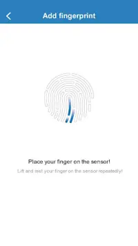 Fingerprint Card Manager Screen Shot 3