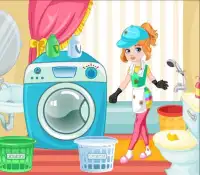 Waschmaschinenspiele für Mädchen Screen Shot 0