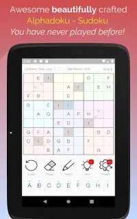 Sudoku - Alphadoku Screen Shot 6